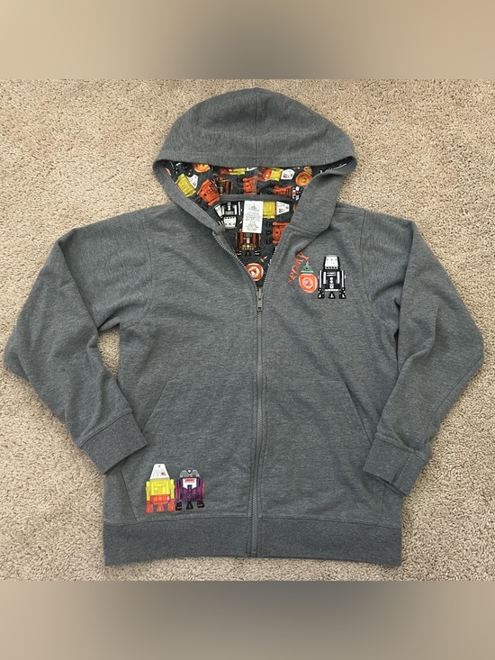 Disney Other - Disney Star Wars Kids Size XL Halloween Print R2D2 Full Zip Hooded Sweatshirt